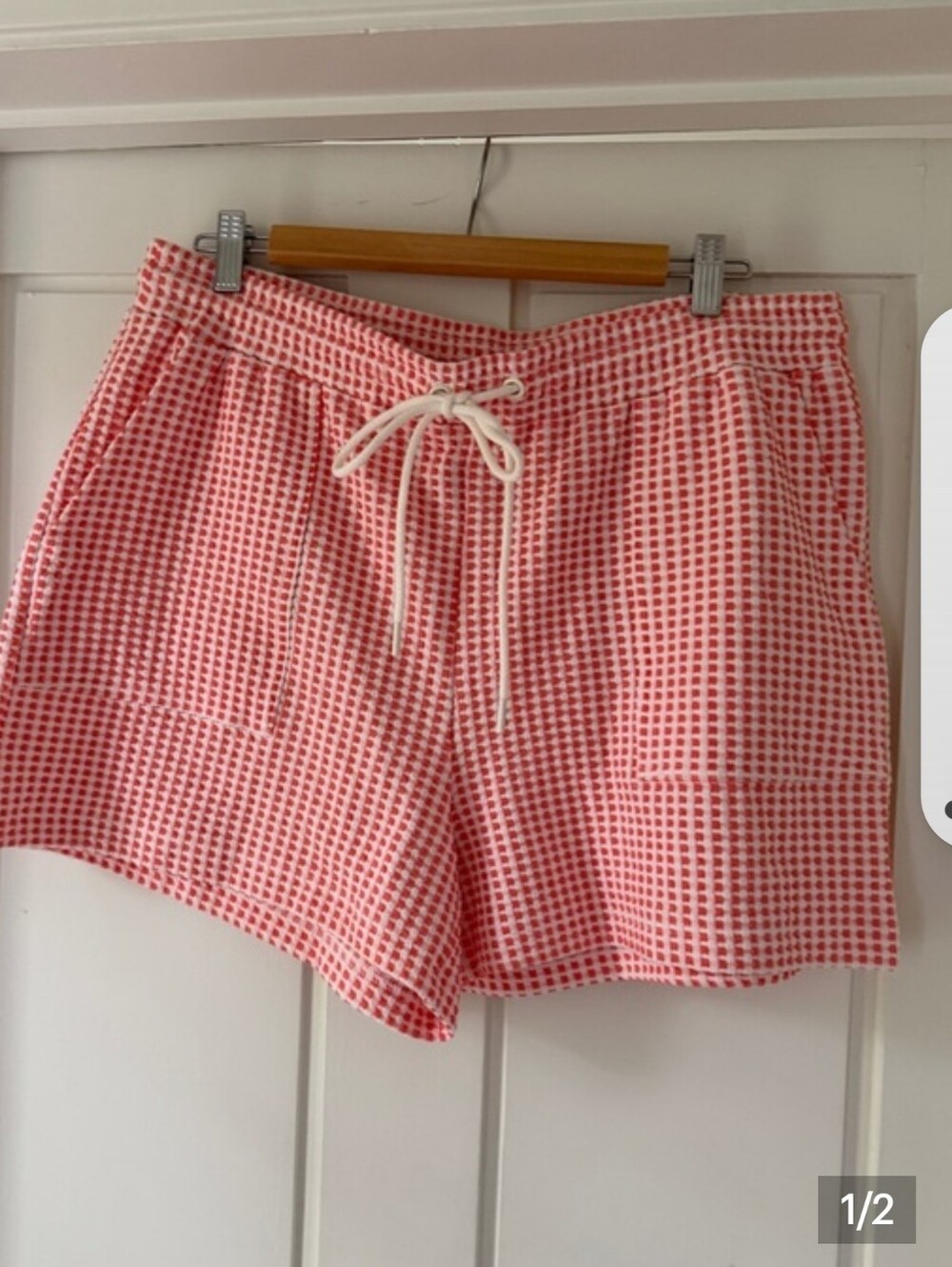 Lou & Grey Coral-Pink Waffle Drawstring Athletic Shorts